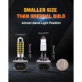 thumbnail image 4 of Bombillas LED para luz antiniebla LUYED 881 Amarillo Dorado 3000K (Paquete de 2), 4 of 8