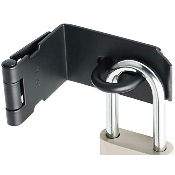 Alise MS9KB5 Right Angle Padlock Hasp Security Door Clasp Hasp Lock