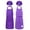 Purple, variant on Aislor Kids Girls Boys Cotton Adjustable Apron and Chef Hat Set with Pockets for Kitchen Cooking Baking Wear Gardenin A Pink M