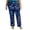 Soft Line Navy, variant on MSRP $70 Alfani Womens Plus Printed State Wide-Leg Pant Navy Size 3X