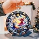 thumbnail image 5 of pstuiky Adornos navideños, adornos colgantes, regalos de Navidad, adornos para el árbol de Navidad, adornos para el coche., 5 of 6