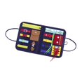 thumbnail image 3 of Tablero ocupado para niños pequeños Aprendizaje temprano Habilidad Aprender a vestirse Tablero de actividades Tablero para niños Macarena juego de mesa ocupado, 3 of 8