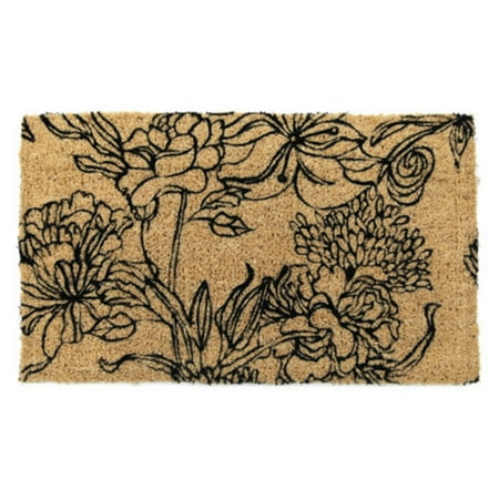 UPC 788460019489 product image for Ink Bouquet Hand Woven Coir Doormat | upcitemdb.com