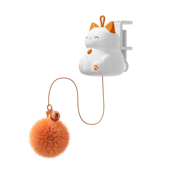 Pet Toy; Automatic Rising and Falling Cat Teaser Ball; Can be Mounted on Various Surfaces;Auto Pause