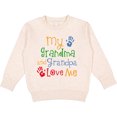 thumbnail image 2 of Inktastic My Grandma and Grandpa Love Me Toddler Sweatshirt, 2 of 4