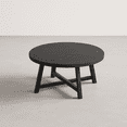 thumbnail image 2 of Eastvita Table Basse Ronde Industrielle Brune pour le Centre, 2 of 6