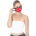 thumbnail image 2 of "Star Print Adult Unisex Fashion Cotton Lining Face Covering Mask : RUBY/IVORY-12 Packs", 2 of 4