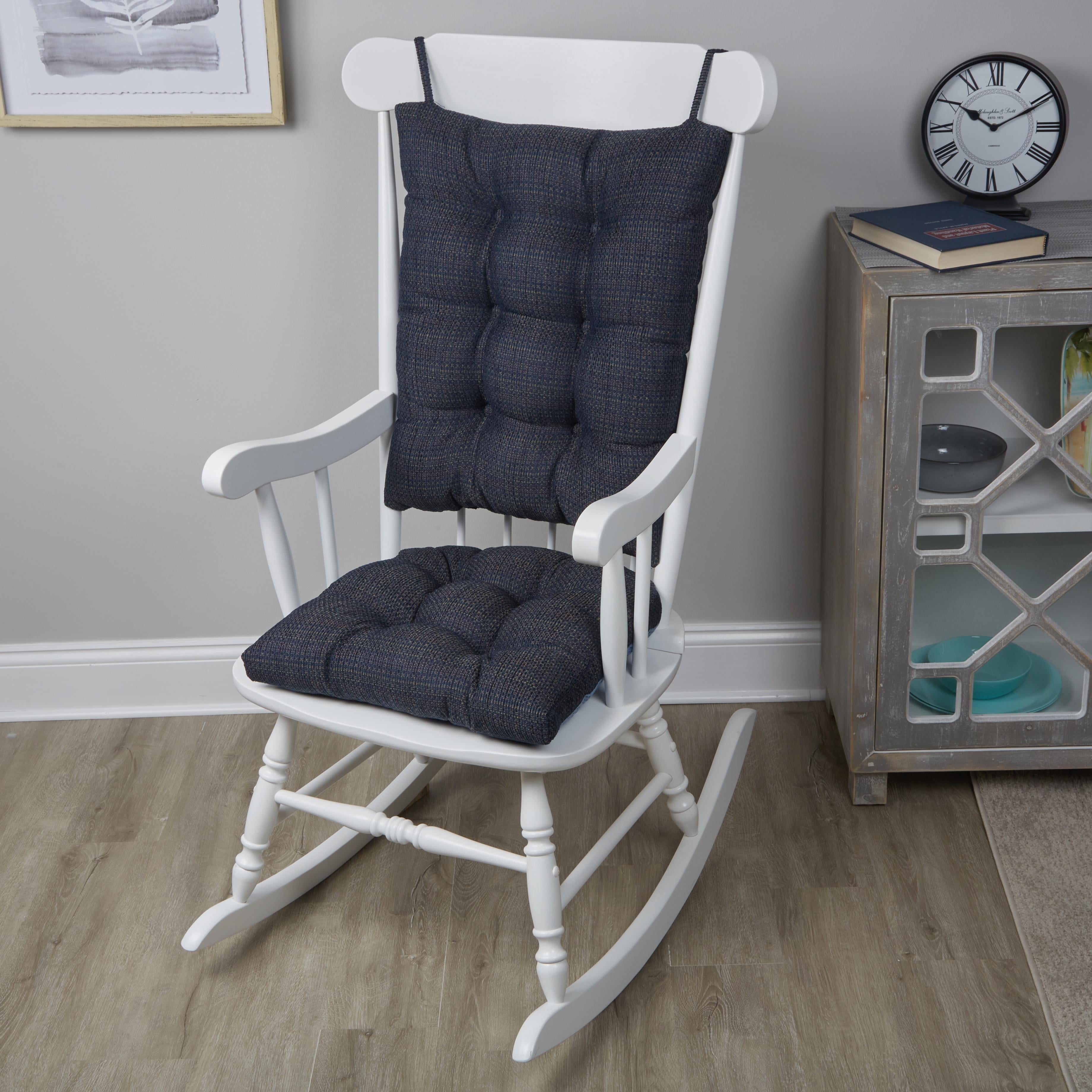 Gripper Non-Slip Taylor XL Rocking Chair Cushion Set