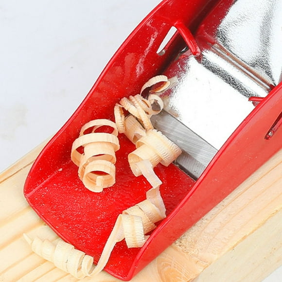 Mini Hand Planer, Small Trimming Planer, Woodworking Pocket Plane Hand Plane with Blade, Adjustable Block Plane and 1 Wood Fixe for Trimming Projects Carpenter DIY Model Making, 6.29x1.77"