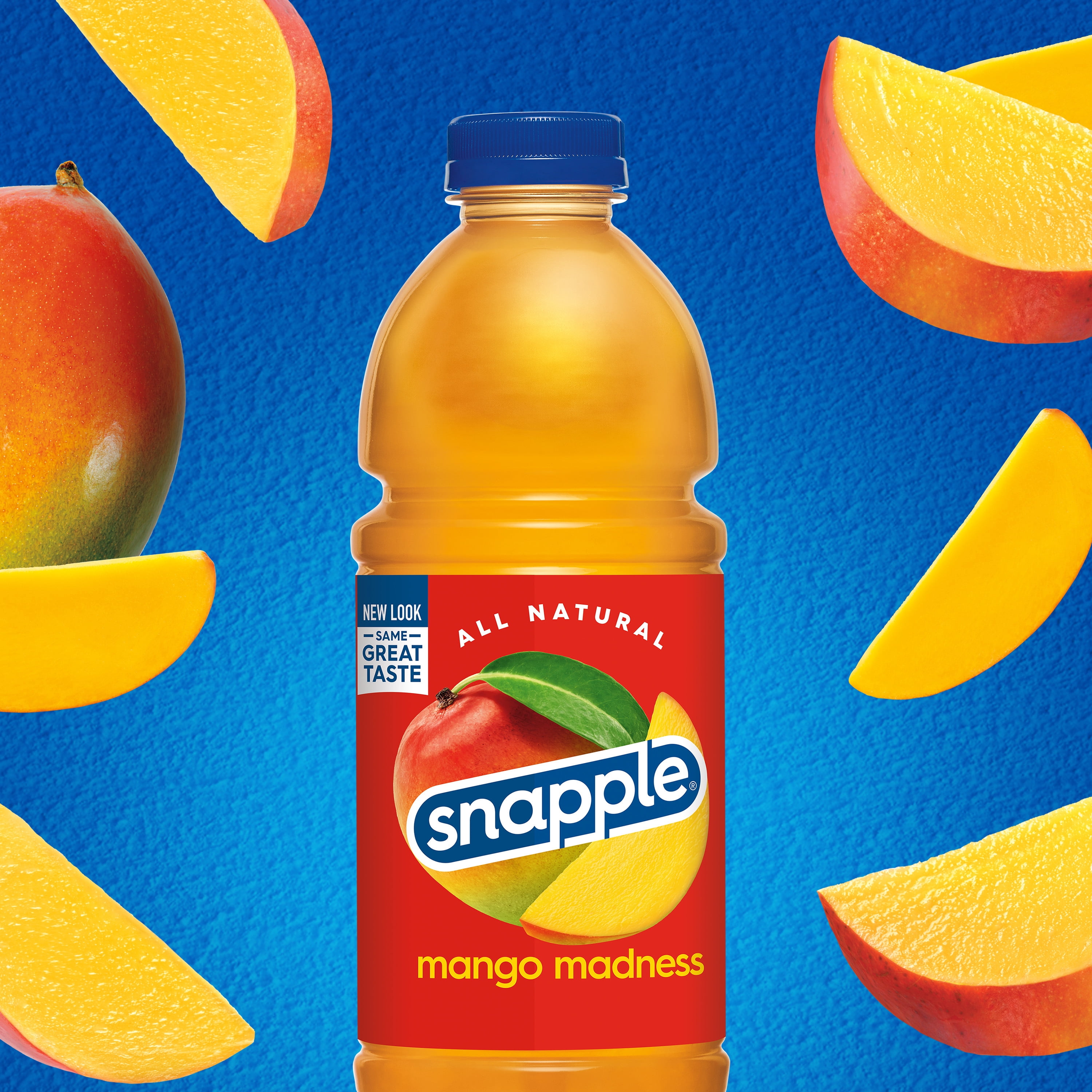 (4 pack) Snapple Mango Madness Juice Drink, 32 fl oz, Bottle