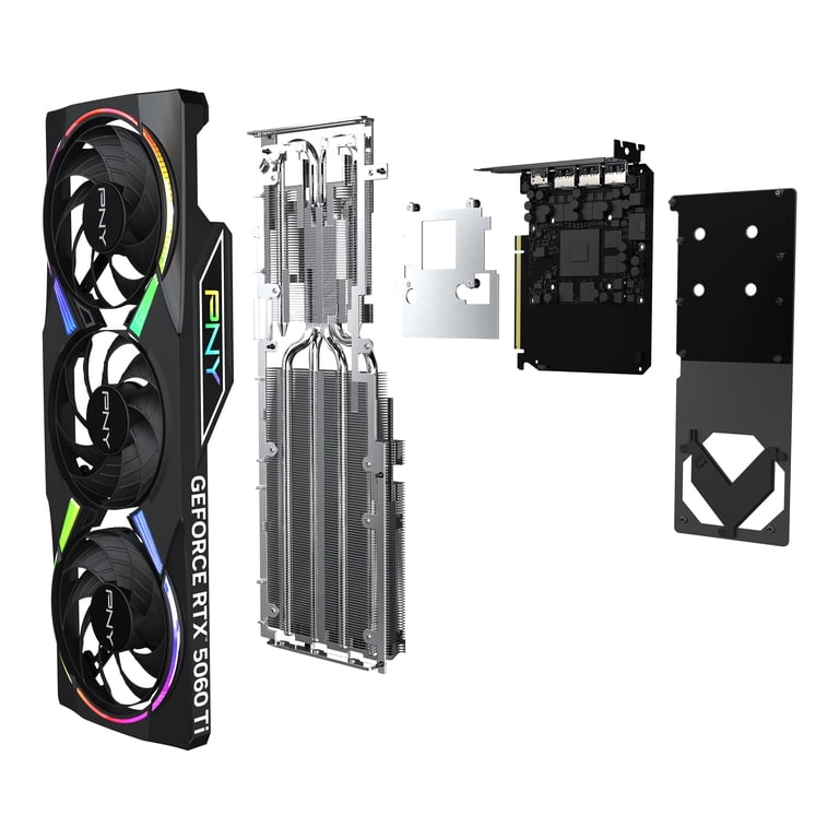 PNY, NVIDIA GeForce RTX™ 5060 Ti Epic-X™ ARGB OC Triple Fan, 8GB