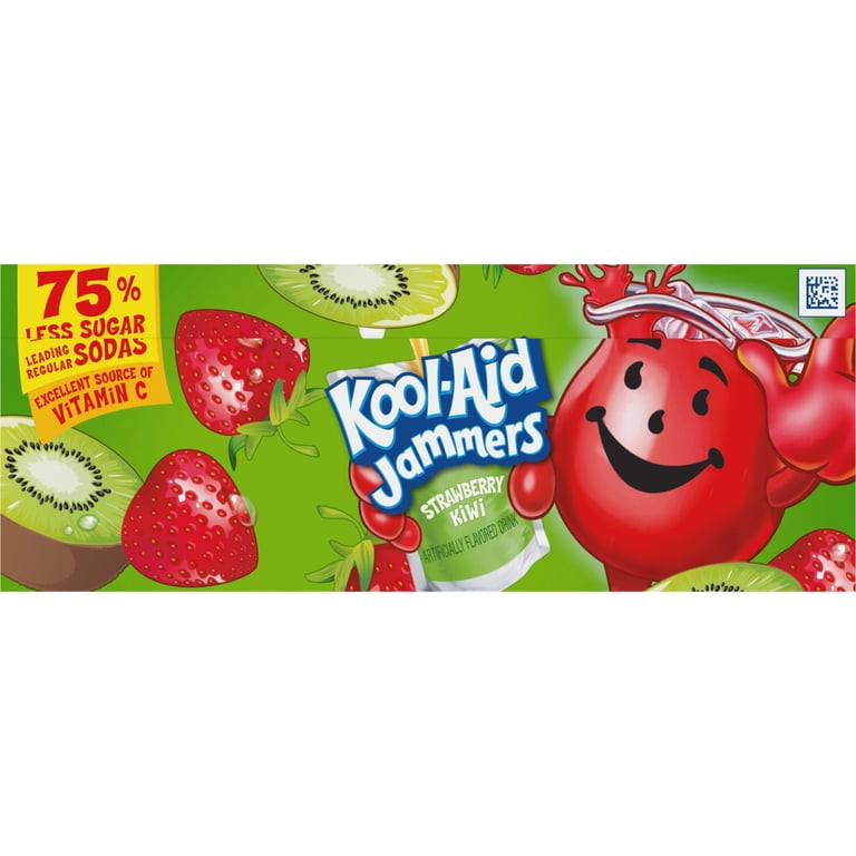 Kool-Aid Strawberry Kiwi Flavored Drink Pouches 6 fl oz, 10 Count