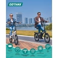 thumbnail image 2 of Gotrax 20" Folding Electric Bike with 40miles by 48V Battery, 20mph Power by Peak 500W, Adult Electric Bicycle with 5 Pedal-Assist Levels& LCD Display,UL2849,white, 2 of 8