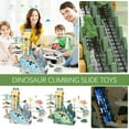 thumbnail image 3 of Dinosaur Race Game Track Toy Kids Climbing Stairs Light&Music Fun Slide, 3 of 8