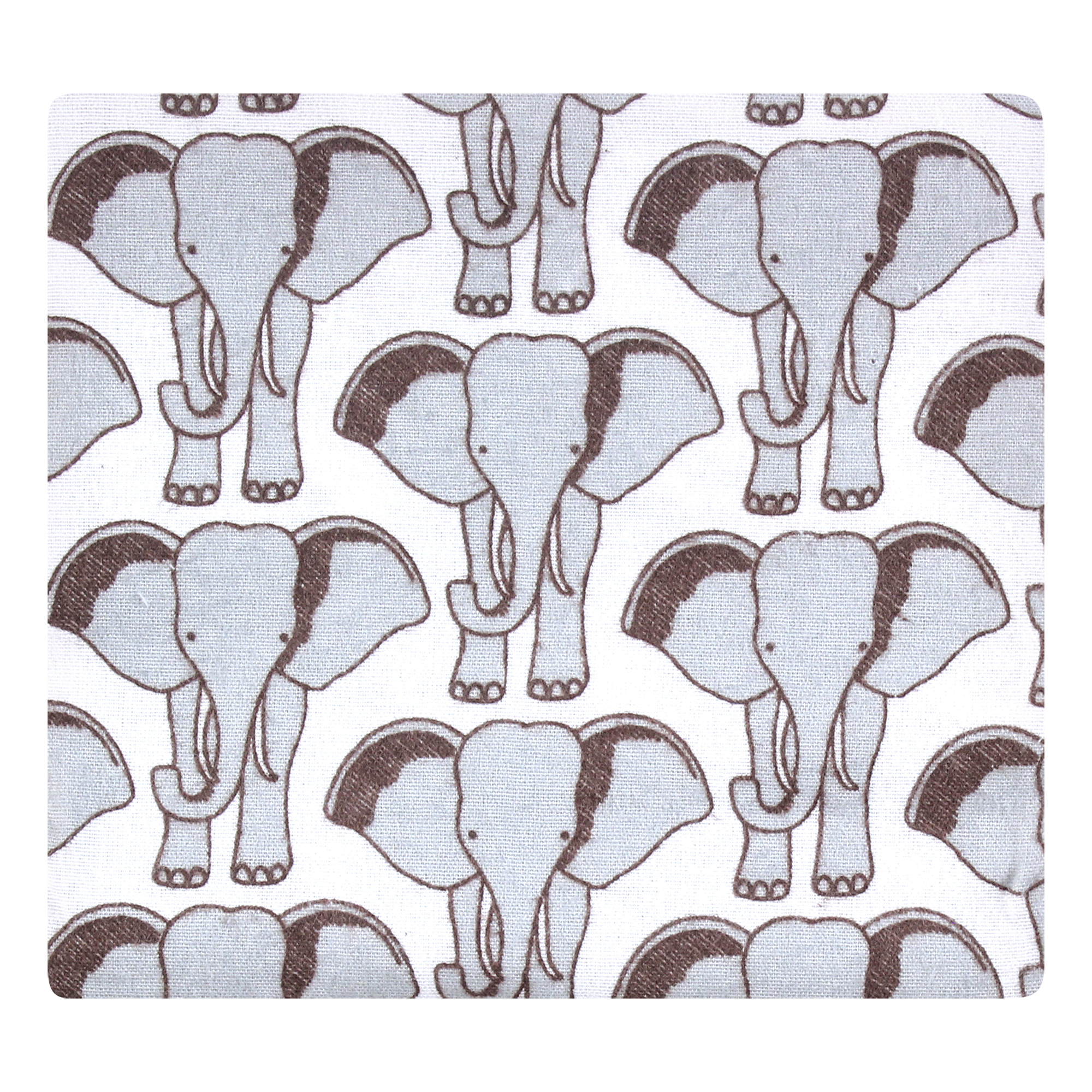 Hudson Baby Unisex Baby Cotton Poly Flannel Receiving Blankets Bundle, Wild Safari Adventures 7-Pack, One Size