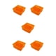 thumbnail image 1 of Wosthever Práctica bandeja de almacenamiento: y segura para todas las pertenencias Cesta de almacenamiento apilable de 3 celdas naranja Type2 NO2, 1 of 6