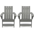 thumbnail image 1 of Noble House Encino Chaise Adirondack Contemporaine Extérieure (Ensemble de 2) Gris, 1 of 2
