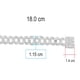 thumbnail image 2 of Pulsera circonias full iced Horoz Plata 925 18cm WP729, 2 of 5