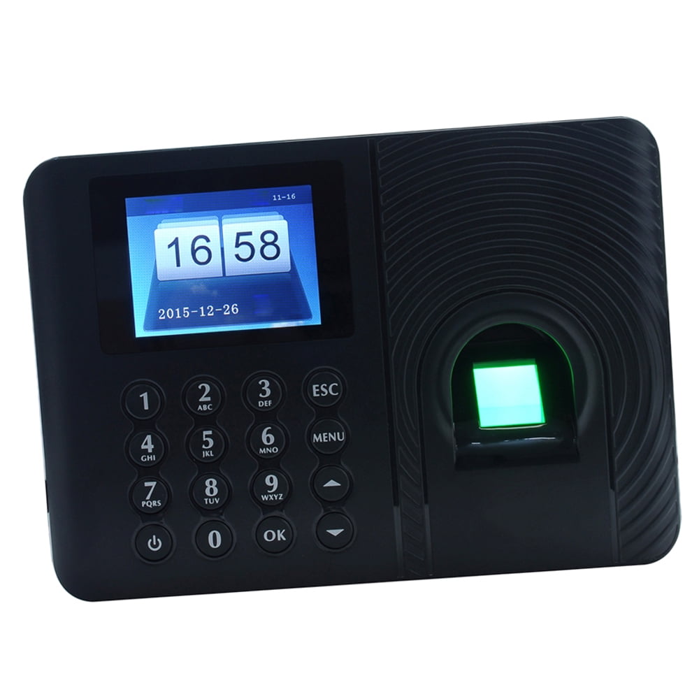 Intelligent Biometric Fingerprint Password Attendance Machine Employee ...