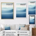 thumbnail image 4 of Designart "Sea Murmur In Blue Beach Tranquility I" Coastal Floater Framed Canvas Art Print, 4 of 5