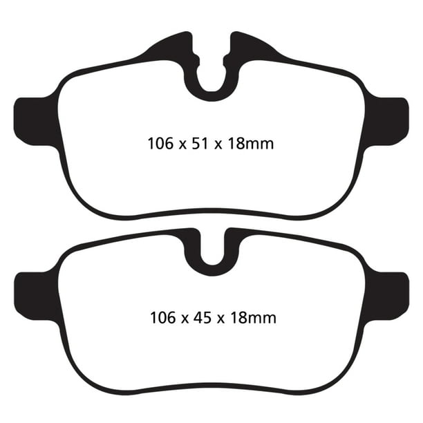 EBC 09+ BMW Z4 3.0 (E89) Yellowstuff Rear Brake Pads