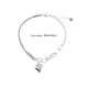 thumbnail image 2 of Pulsera De Tobillo Pulsera Para Pie Tobillera Plata Oro Xtellar Color -plata Largo 21 Cm, 2 of 4