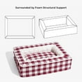 thumbnail image 4 of Classic Tartan Pet Bed-Square Dog Beds,Funny Fuzzy Tartan Cozy Dog Anti-Anxiety Calming Bed,Tartan Cozy Dog Anti-Anxiety Calming Bed,Classic Tartan Cozy Dog Anti-Anxiety Calming Bed, Festive Classic B, 4 of 6