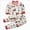 C626--Watermelon Red, variant on 18-24 Months Baby Girl Clothes Toddler Girl Outfit Ruffle Sleeve Shirt Pant Set Fall Winter Clothing for Girl Childrens Home Clothes Set Boys And Girls Pajamas White