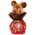 thumbnail image 2 of EGNMCR Décorations de Noël Cadeaux de Noël Décoration de Noël Sacs Cadeaux pour Poupée avec Forme d'Amour Sac Pendentif Sac de Bonbons Rangement de Bonbons, 2 of 3