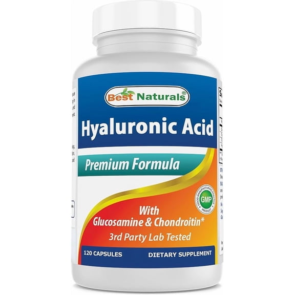 Best Naturals Hyaluronic Acid 100 mg 120 Capsules