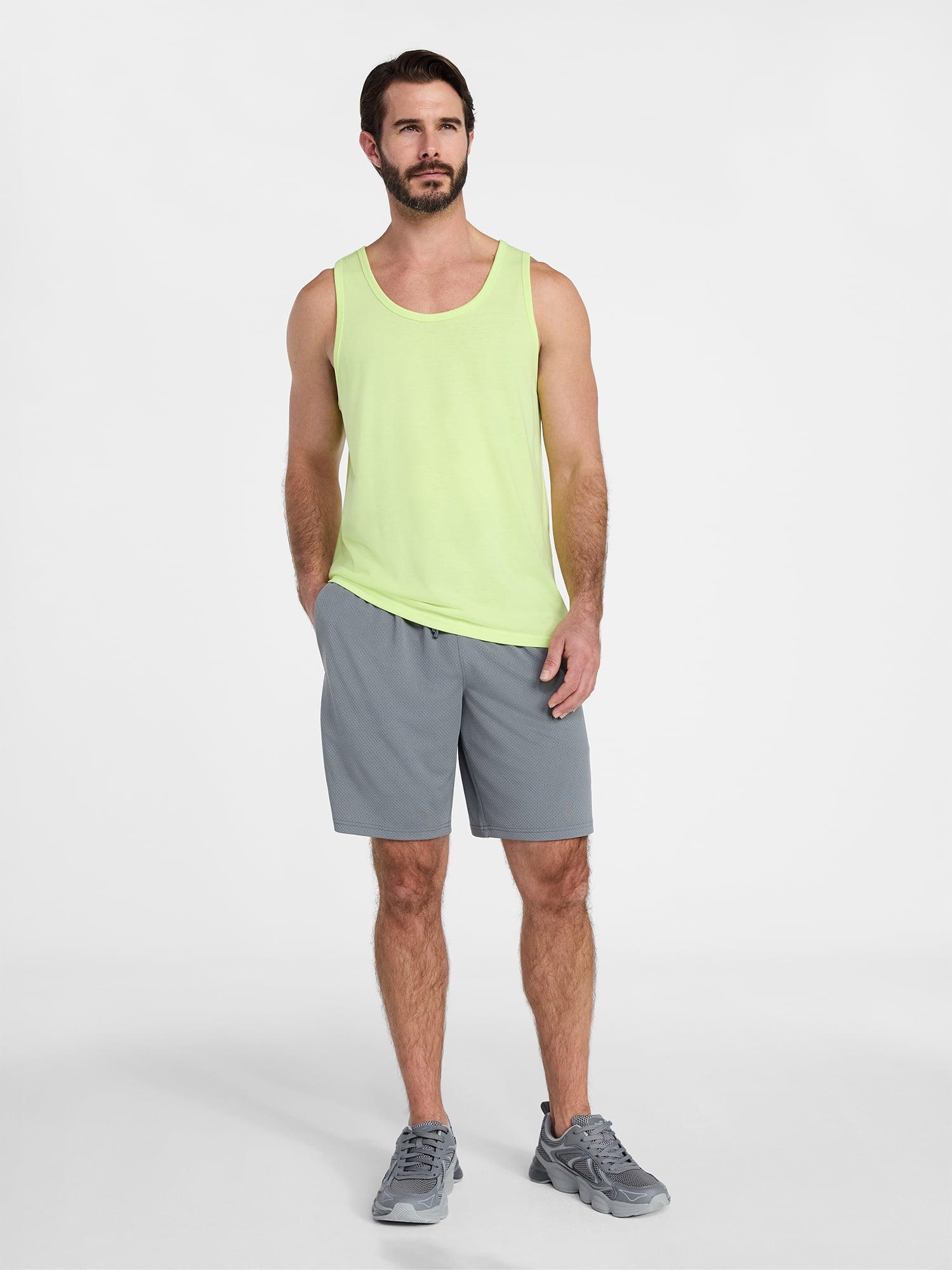 Athletic Works Men's and Men's Big & Tall Tri-Blend Tank Top, Sizes XS-4XLT