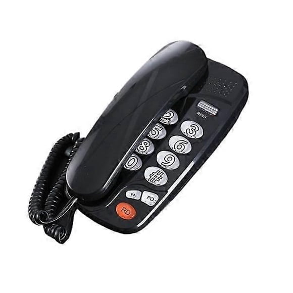 Large Buttons Corded Telephones Landline Phone with Redial Pause Functions