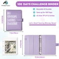 thumbnail image 2 of Prefdo A5 Size Money Saving Challenge Binder Kit, Multi-color, 2 of 6