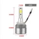 thumbnail image 1 of Luces led Para Coche Faros Led Automotriz Kit De Faros Focos Led C6 H4 Hb2 9003 Alta Baja 8000lm 6000k antiniebla LED, 1 of 4