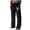 Black, variant on Men's Casual Pants for Everyday Wear with Modern Digital Print and Tailored Straight Leg Design for Versatile to Weekend Green S