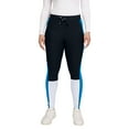 thumbnail image 4 of Women's WEAR by Erin Andrews Black/Blue Carolina Panthers Color-Block Leggings, 4 of 6