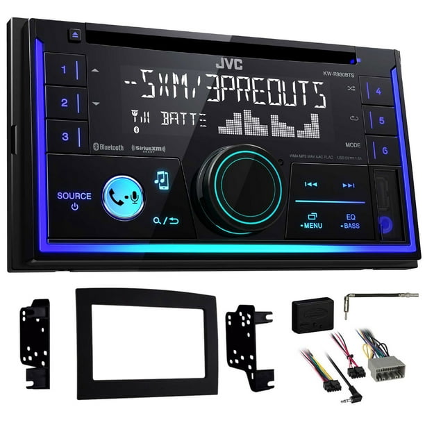 JVC Stereo CD Receiver w/Bluetooth/USB/iPhone/Sirius For 200608 Dodge Ram 1500