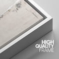 thumbnail image 4 of PixonSign Framed Wall Art Set Industrial Grunge White Gray Landscape Abstract Modern Art Colorful Pastel Print Decor Nordic Zen for Living Room, Bedroom, Office - 16"x24"x3 White, 4 of 5