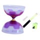 thumbnail image 3 of Juego de juguetes de Diabolo chino, Triple rodamiento portátil con palos de Diabolo y bolsa de cuerda, juguete de malabarismo, pelota de Diabolo para niños Púrpura, 3 of 10
