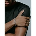 thumbnail image 3 of ChainsHouse Men's Bracelet Cuban Chain Stainless Steel Infinity Knot Bracelets with Message Card Love Chain Bracelet Jewelry Birthday Graduation Gift To My Son, 8.3 inch, 3 of 8