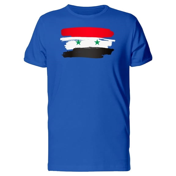 Paint Of The Flag Of Syria Tee Men's -Image by Shutterstock