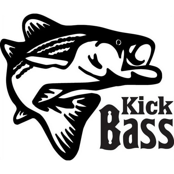 Do It Yourself Wall Decal Sticker Kick Bass Kids Boys Bedroom size: 16 X16"