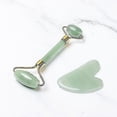 thumbnail image 1 of 2 In 1 Facial Massage Roller Guasha Board Kit Double Heads Jade Stone Face Lift Skin Relaxation Imming, 1 of 1