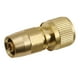 thumbnail image 3 of Adaptador de Manguera de Jardín Conector Rápido Tubo de Rosca de Latón de 3/4 Pulgadas 2 piezas, 3 of 8