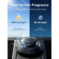 thumbnail image 5 of Ambientador de aromaterapia giratorio con energía solar para coche, difusor de fragancias con adornos para aceites esenciales, accesorios para el interior del coche, 5 of 5