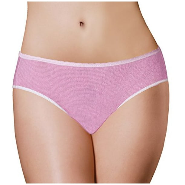 Disposable Period Panties with Built-in Pad (12 Pack) Menstrual Underwear  (3 Boxes of 4 pc) (L/XL) 