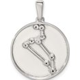 thumbnail image 3 of Sterling Silver & Cz Leo Zodiac Pendant Made In India qc9734, 3 of 5