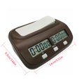 thumbnail image 4 of sweethay Reloj de ajedrez profesional Digital, temporizador de cuenta atrás, reloj de ajedrez electrónico deportivo, juego de de Gimnasios en casa, 4 of 6