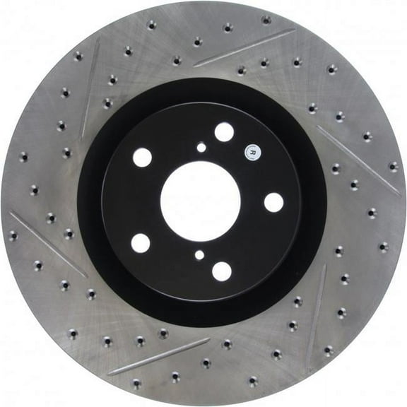 StopTech Select Sport Drilled Slotted Rotor - Front Left