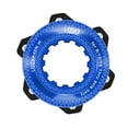 thumbnail image 1 of Tignapoo 6-Bolt Disc Brake Adapter for Center Lock Hubs - Aluminum Alloy, Multiple Colors (Blue) - 52x18mm, BCD44mm, Lightweight 30g, 1 of 6